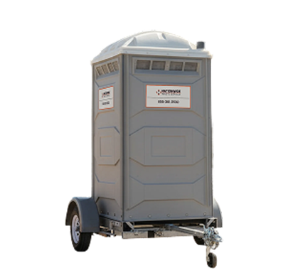 Porta Potty on Trailer